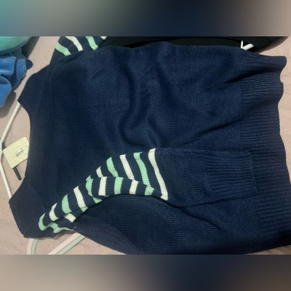 Weekend I Miss You sweater navy blue soft cozy sweater winter outfit New lovely - Picture 6 of 11